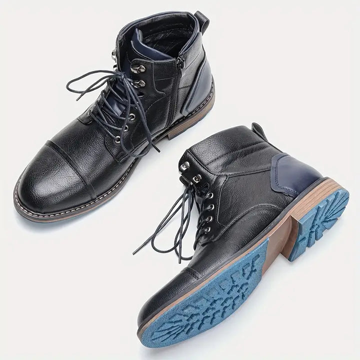 Bota Casual Costura Aparente