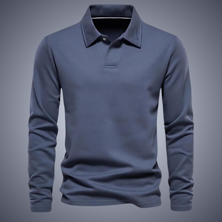 Camisa Polo Gola com Botão