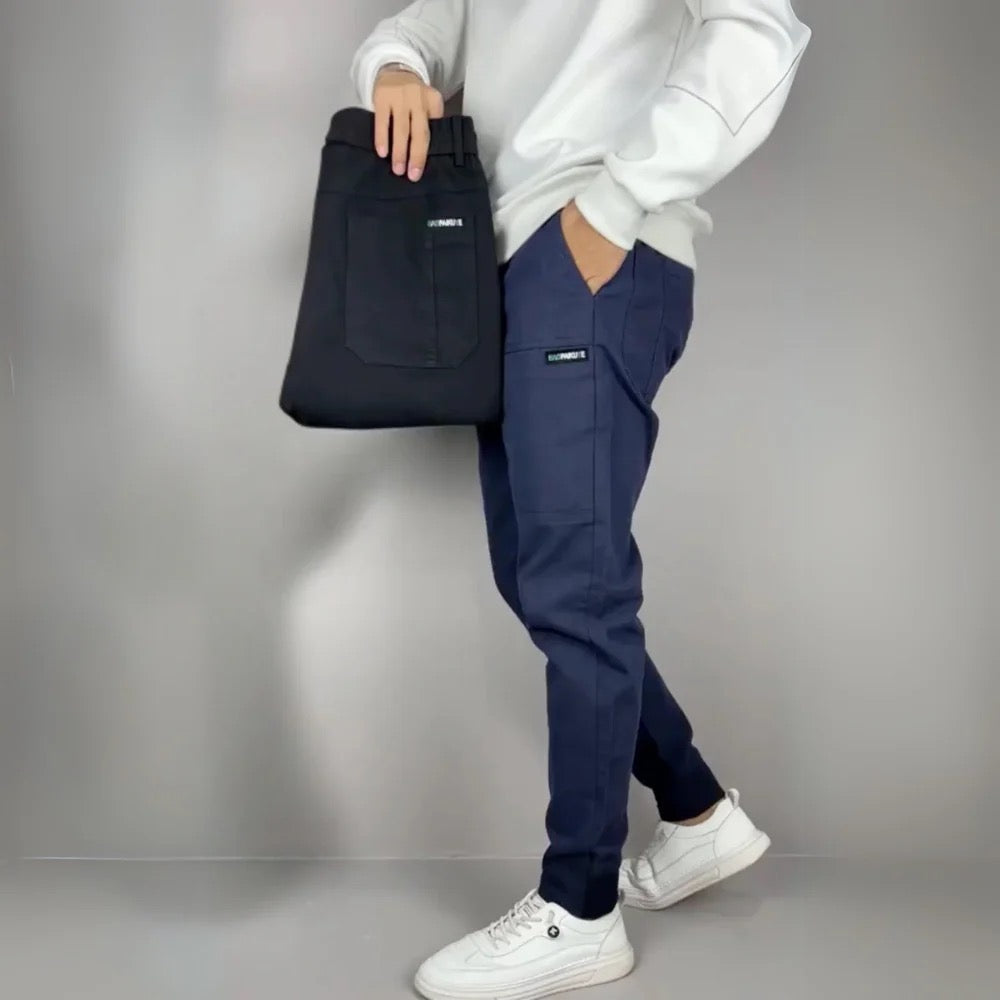 Calça Cargo Slim Fit Elástico