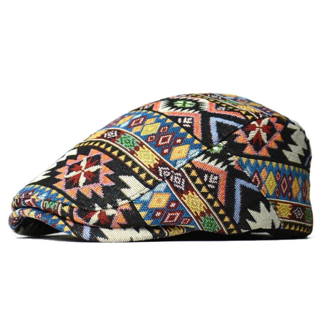Flat Cap Desenhos Geométricos