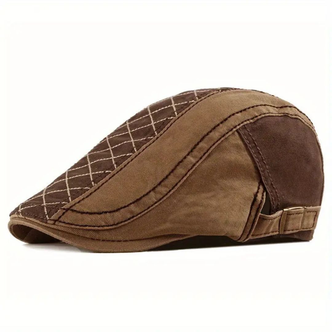Flat Cap Motorista Vintage