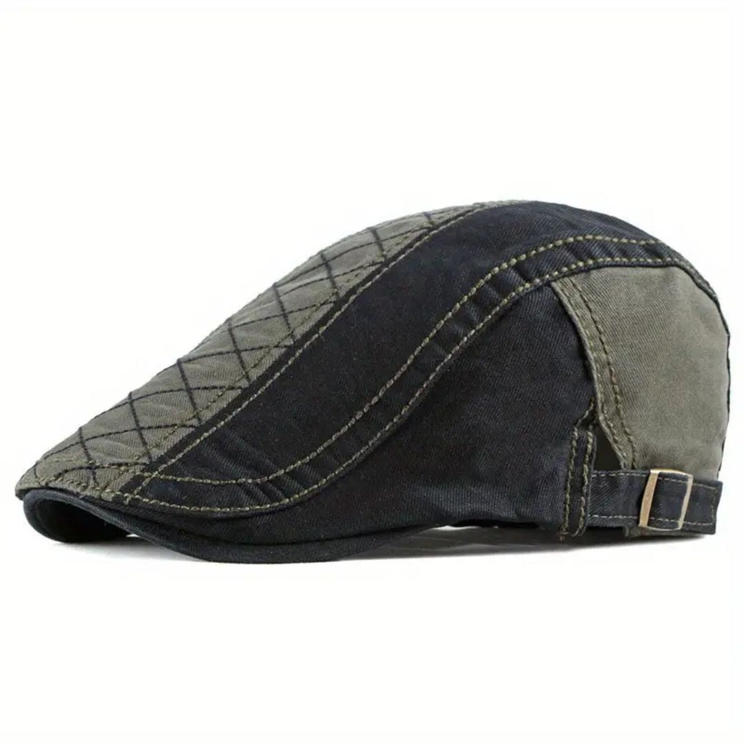 Flat Cap Motorista Vintage