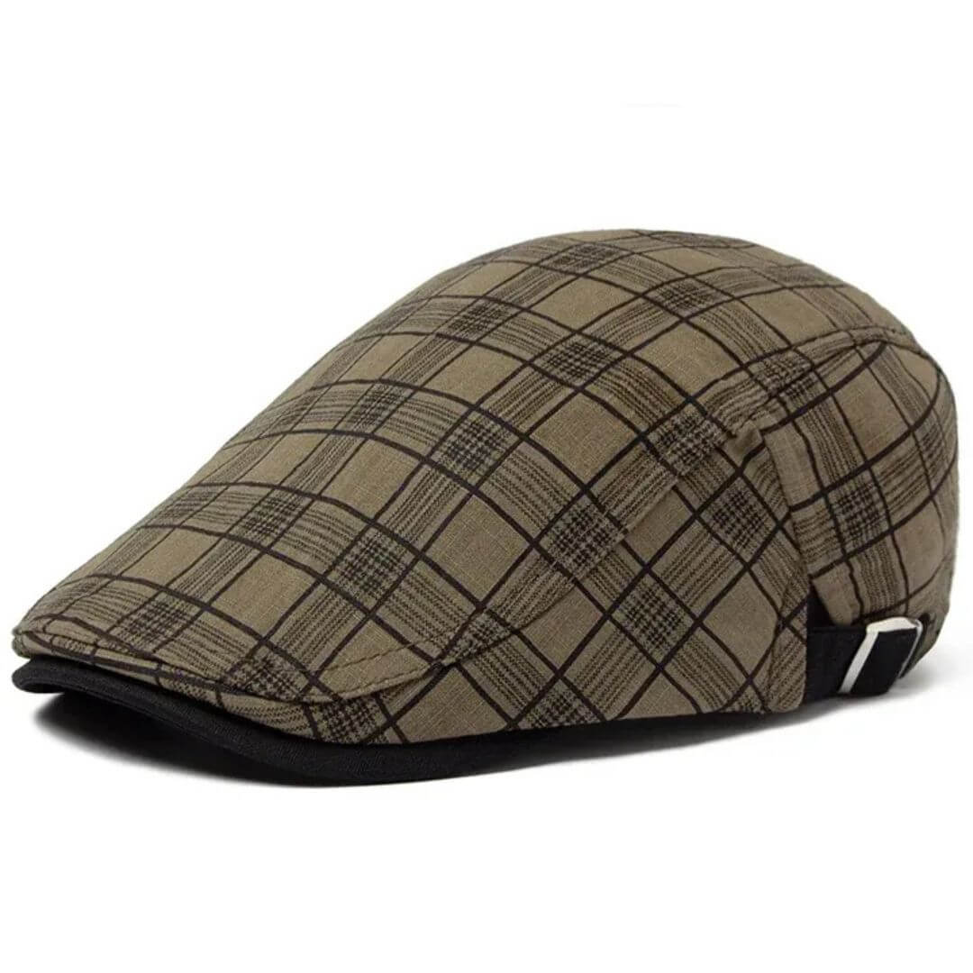 Flat Cap Estampa Xadrez