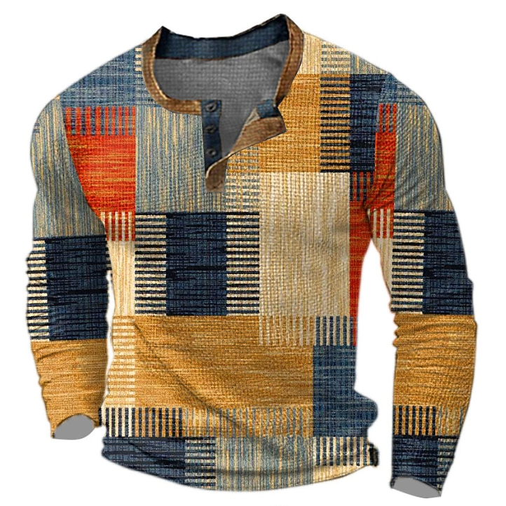 Suéter Gola Henley Geométrico