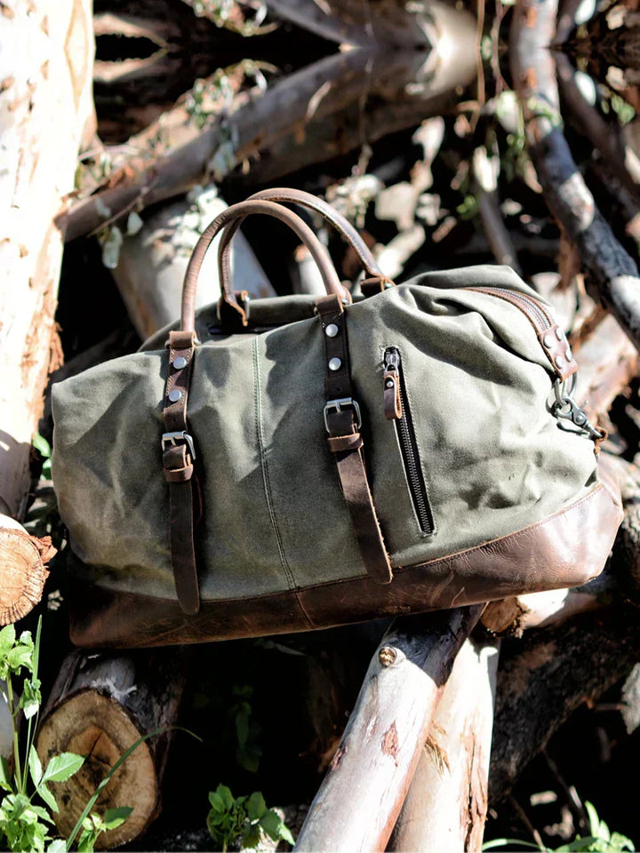 Bolsa de Couro Canvas