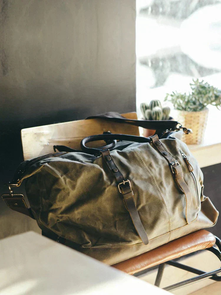 Bolsa de Couro Canvas