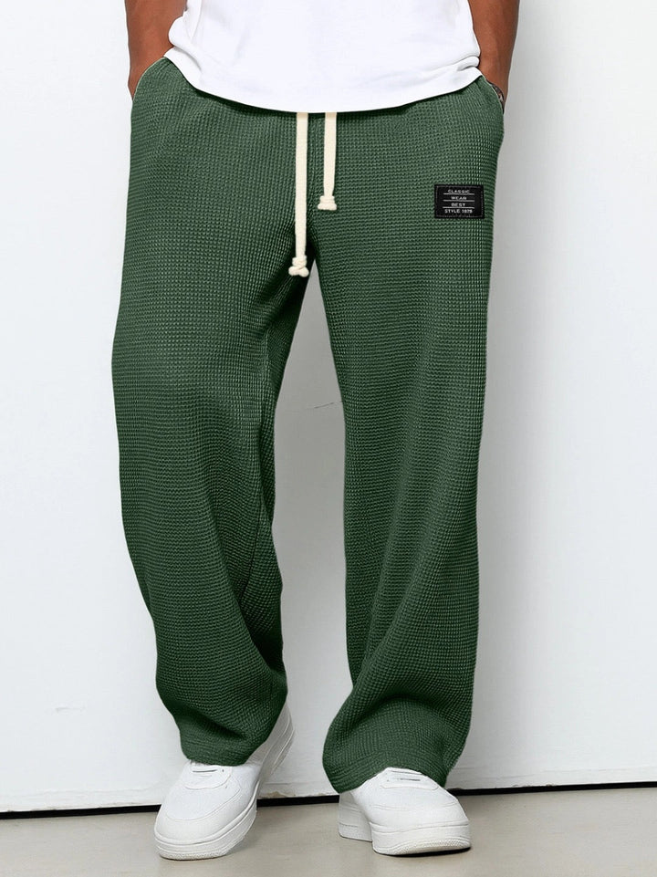 Calça Moletom Textura Waffle
