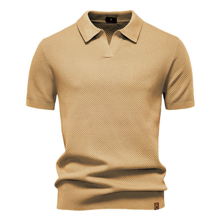 Camisa Polo Textura Waffle