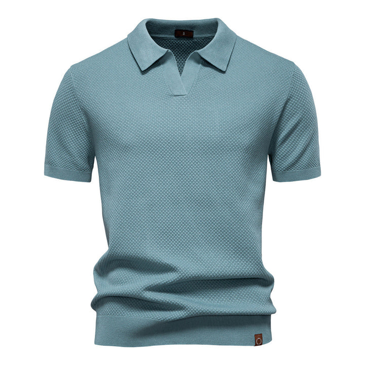 Camisa Polo Textura Waffle