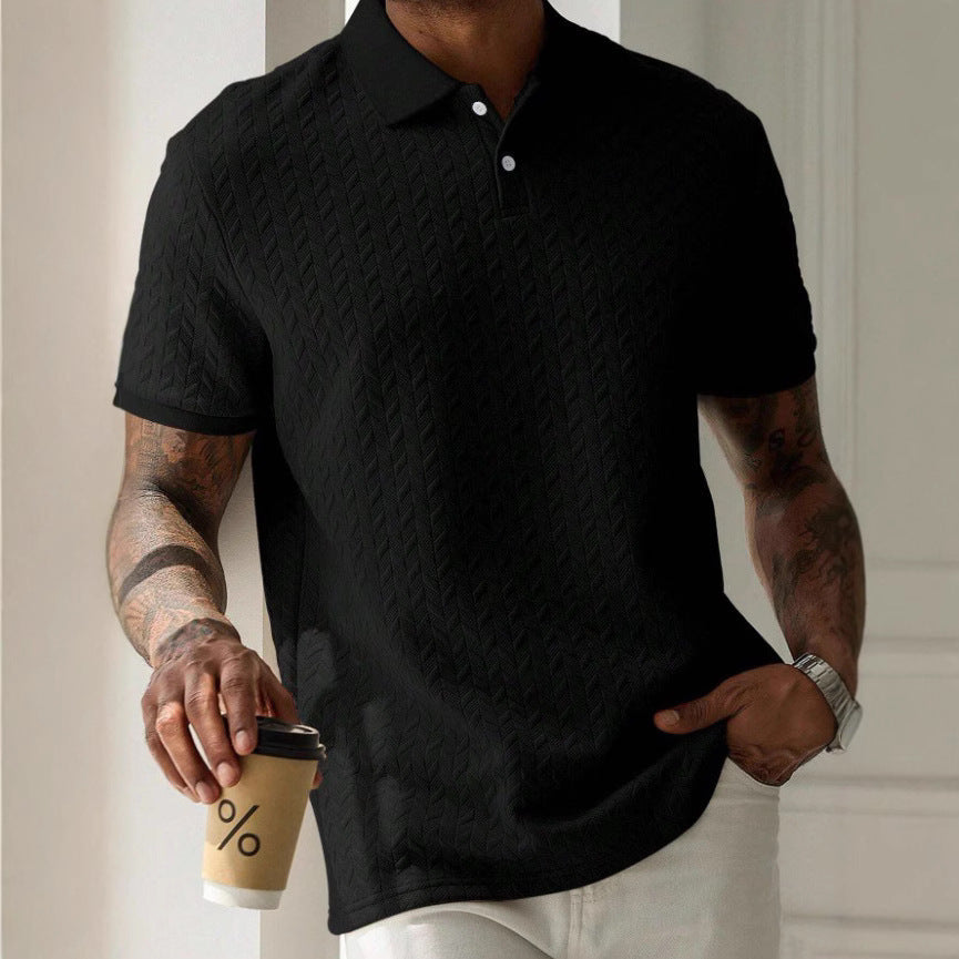 Camisa Polo Textura Relevo