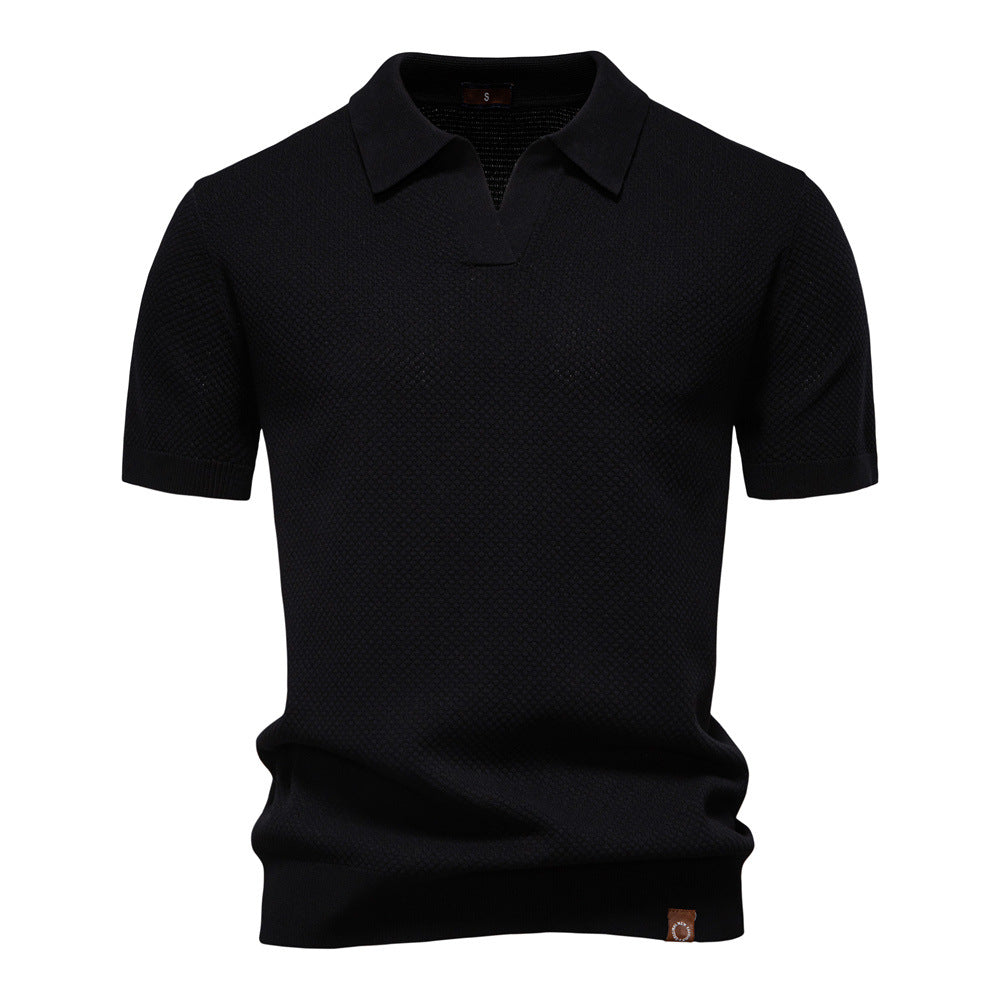 Camisa Polo Textura Waffle
