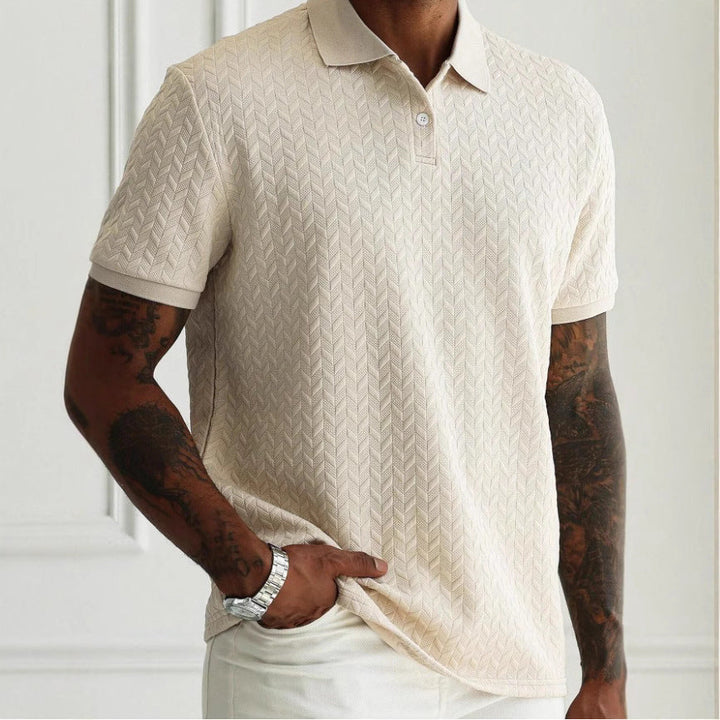 Camisa Polo Textura Relevo