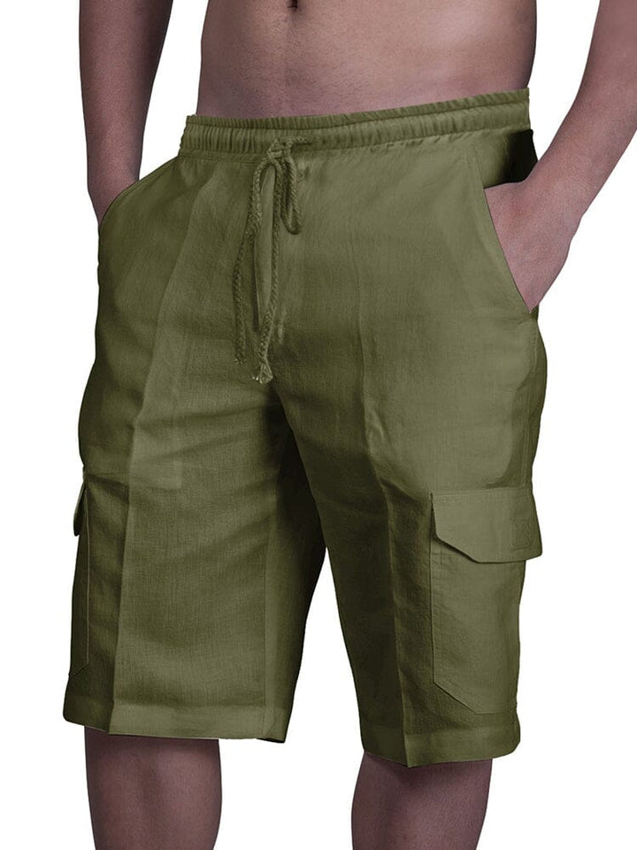 Bermuda Masculina Linho Natural