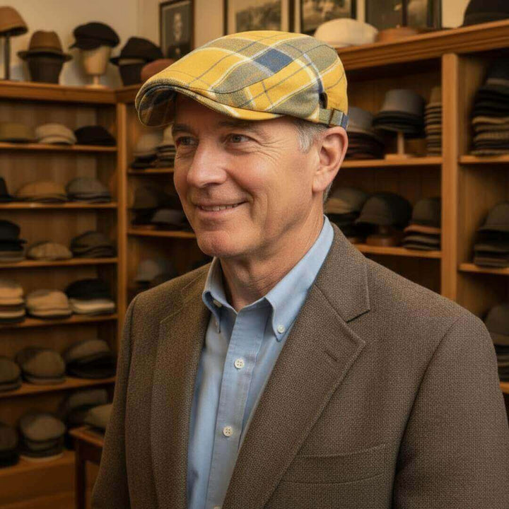 Flat Cap Estampa Escocesa