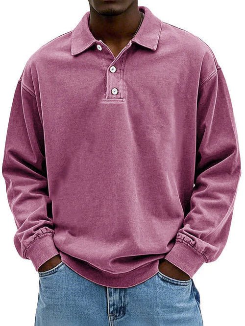 Camisa Polo Manga Longa Oversized