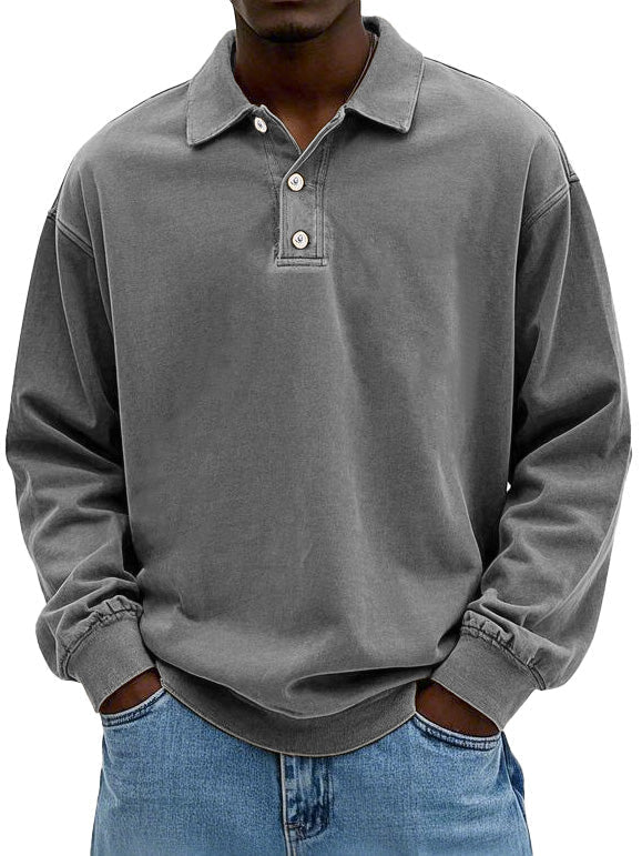 Camisa Polo Manga Longa Oversized
