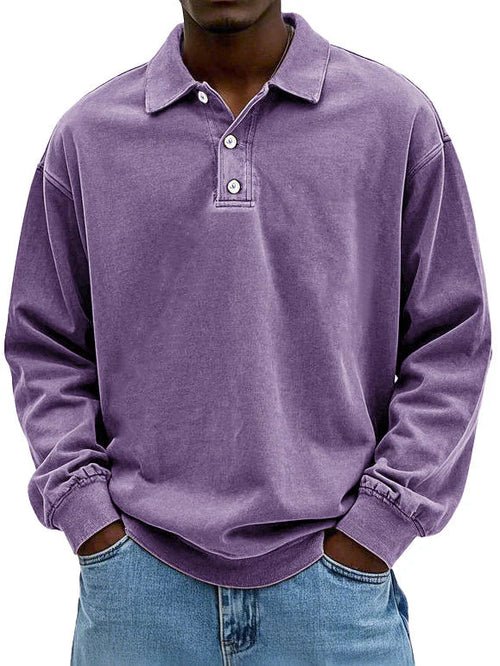 Camisa Polo Manga Longa Oversized