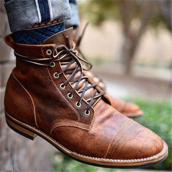 Bota Rústica com Cadarço