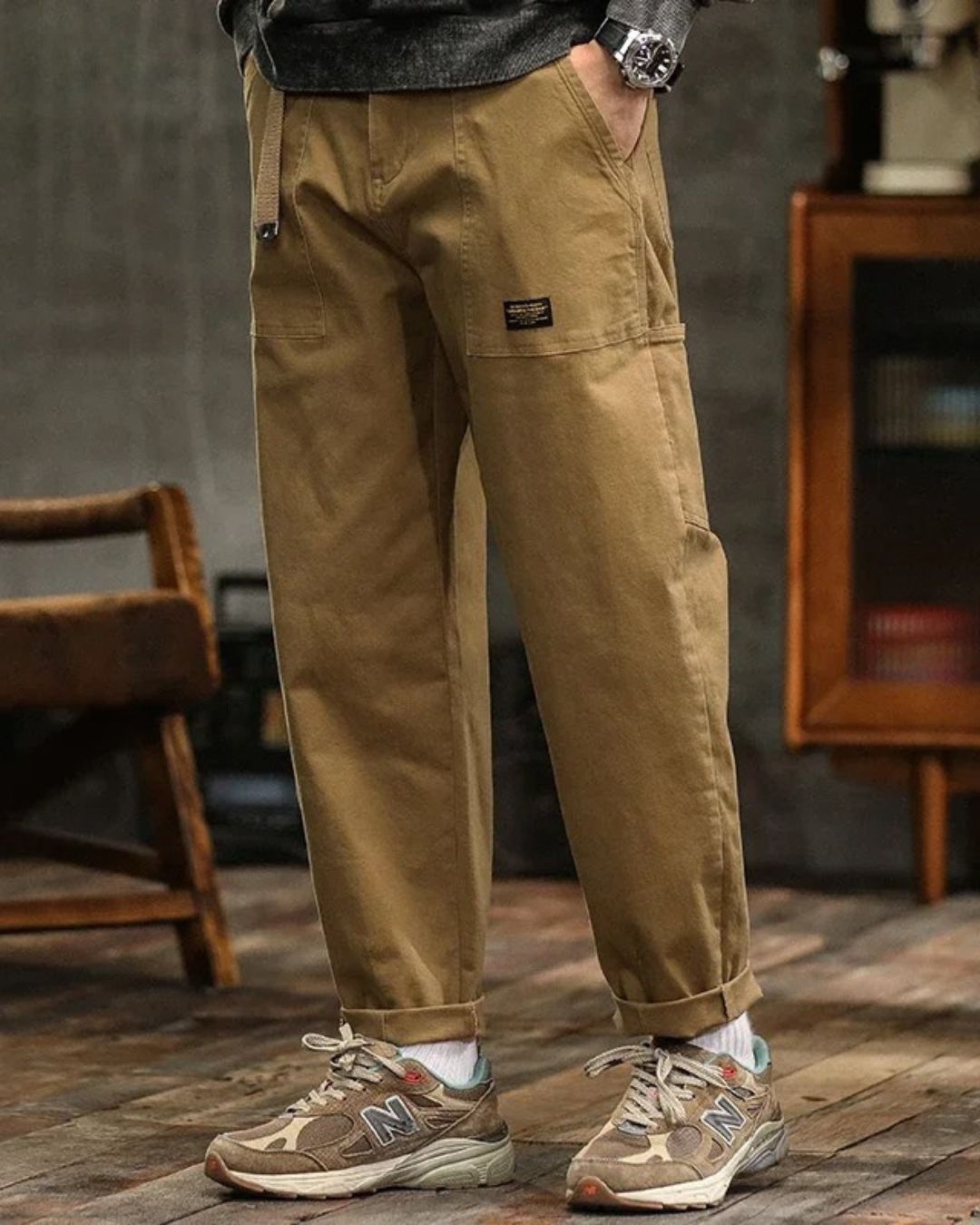 Calça Cargo Militar Clássica