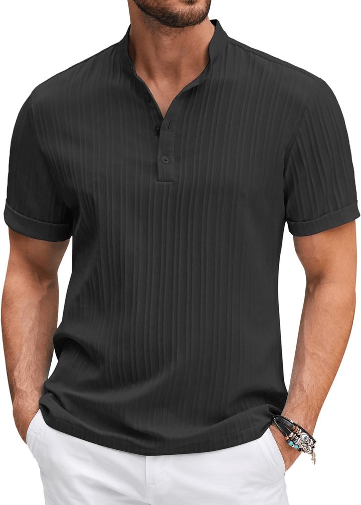 Camisa Polo Plissada