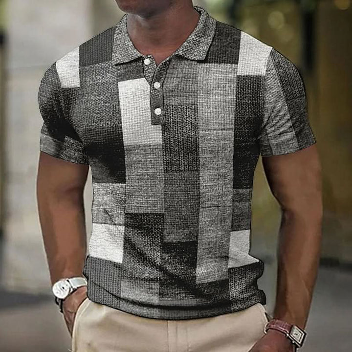 Camisa Polo Patchwork