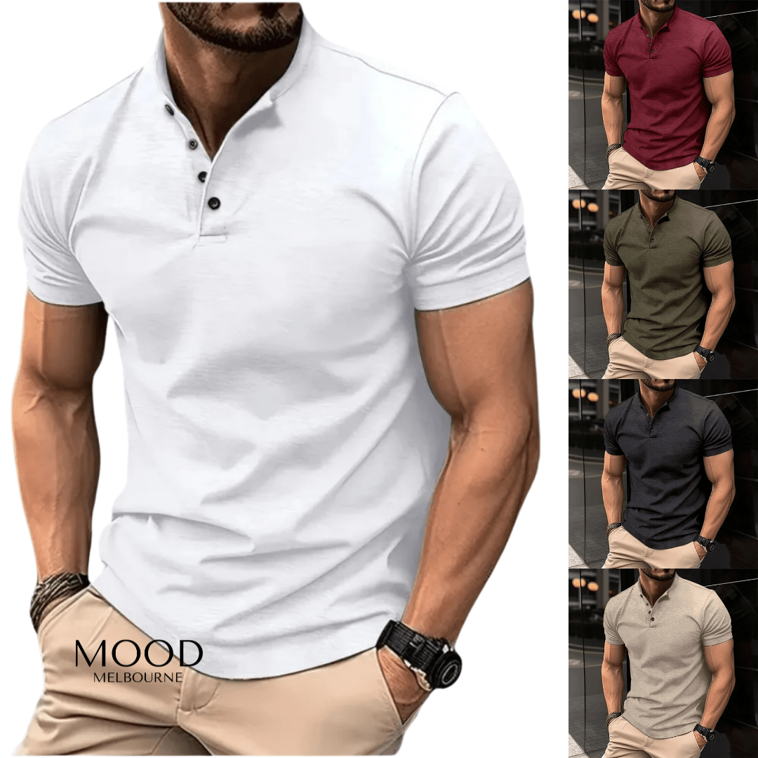 Camisa Polo Henley