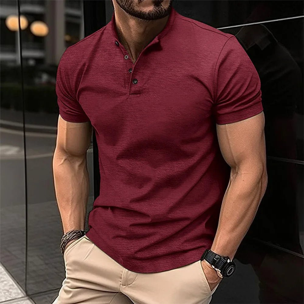 Camisa Polo Henley