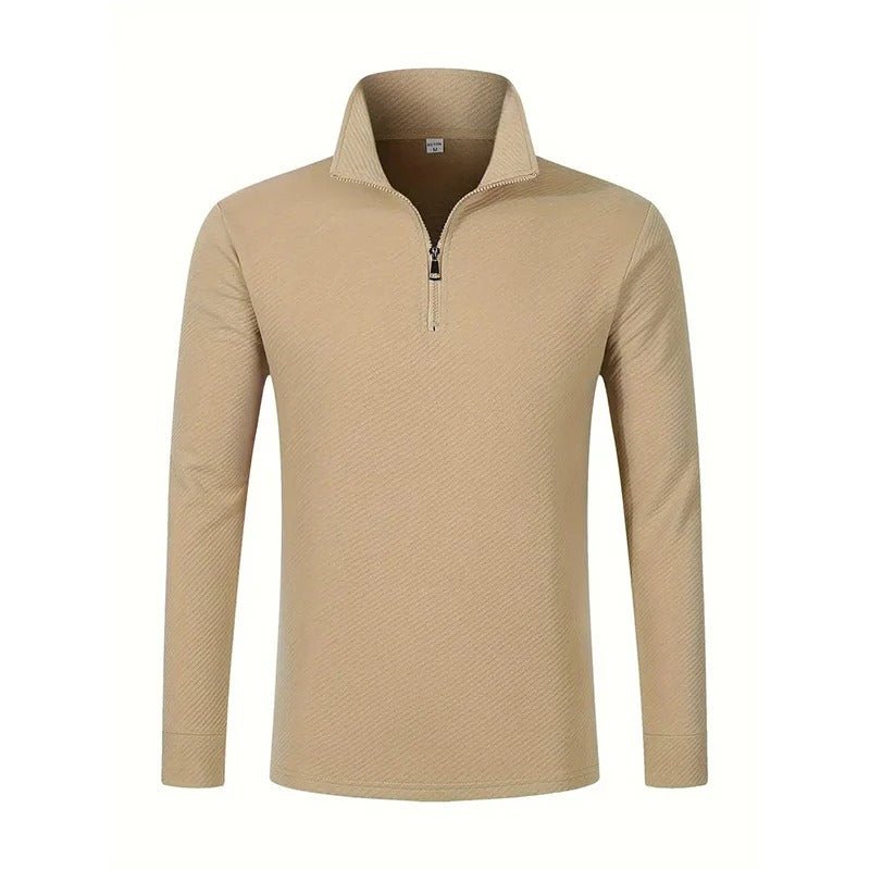 Camisa Polo Manga Longa com Zíper