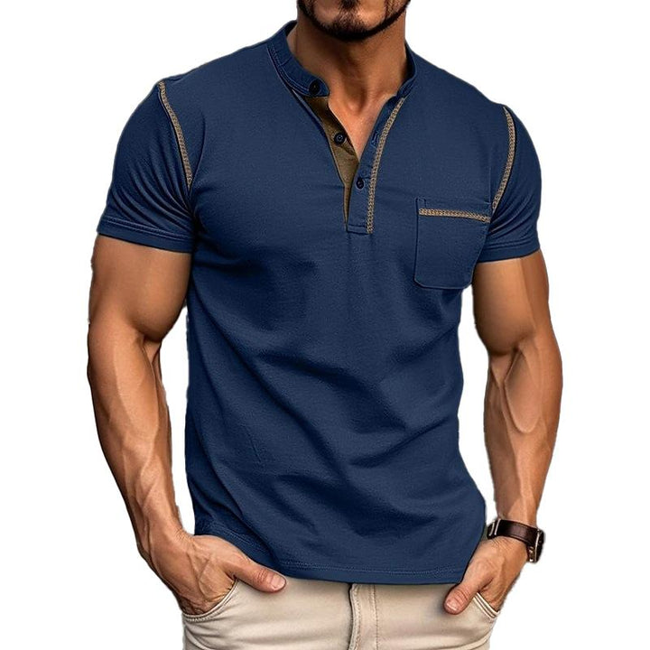 Camisa Polo Masculina com Bolso